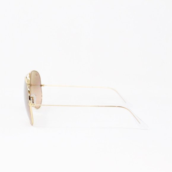 RAY-BAN #36057 Gold Tone Aviator Sunglasses